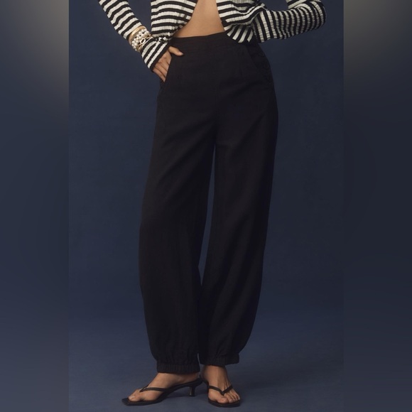 Pilcro Boot Tuck Parachute Pants in black Size: 28 - Picture 1 of 5